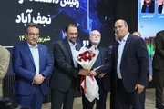 مراسم تکریم و معارفه رئیس دانشگاه آزاد نجف‌آباد