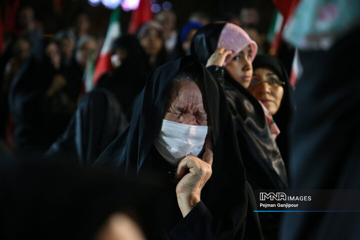 نمایش اقتدار پهپادی هوافضای سپاه