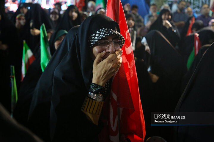 نمایش اقتدار پهپادی هوافضای سپاه