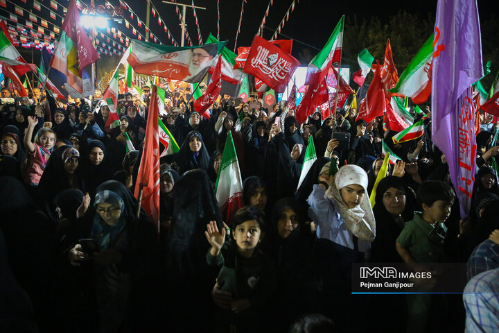 نمایش اقتدار پهپادی هوافضای سپاه