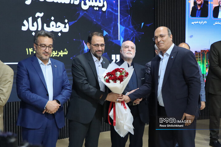 مراسم تکریم و معارفه رئیس دانشگاه آزاد نجف‌آباد