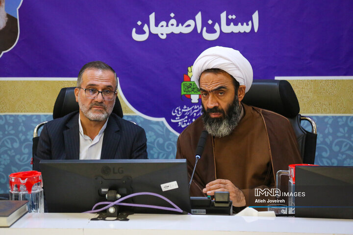 محمد تقی نقدعلی نماینده مردم اصفهان در مجلس و اکبر صالحی معاون امنیتی و انتظامی استانداری اصفهان