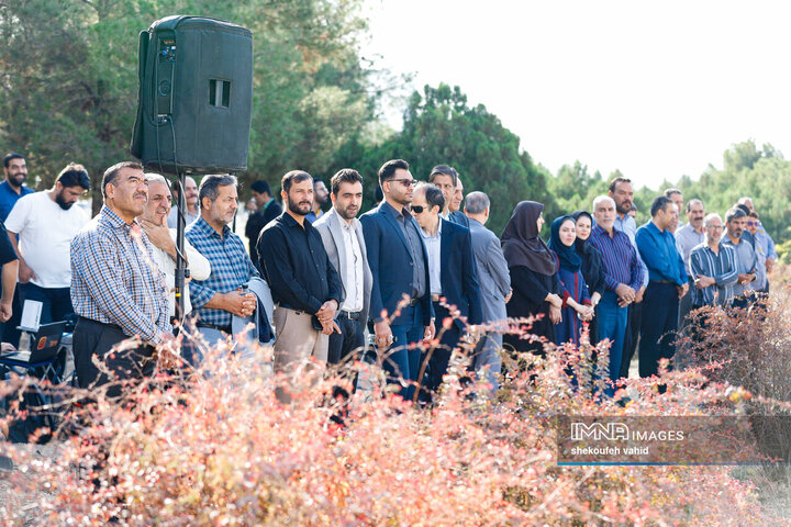 آیین رونمایی از سردیس شهید خرازی