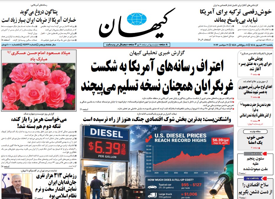 روزنامه های امروز در یک نگاه | حقوقبشر؟ کشک