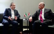 دیدار وزیر امور خارجه جمهوری اسلامی ایران و وزیر امور خارجه عراق
