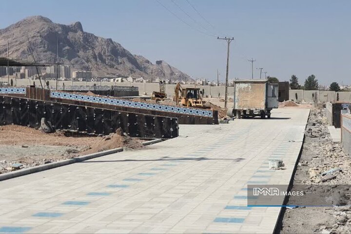 باغ بزرگ مشاهیر اصفهان به پیشرفت ۷۴ درصدی رسید