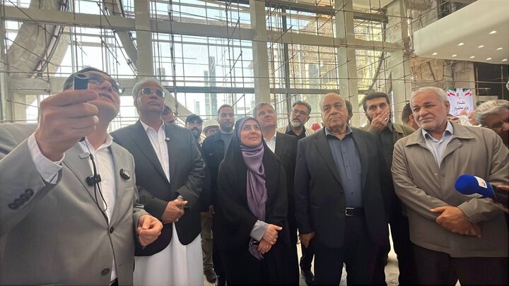 بازدید وزیر راه و شهرسازی از پروژه راه‌آهن چابهار–زاهدان 
