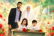 داغ ۳ شهید مدرسه شجره طیبه بر دل پدر مینابی