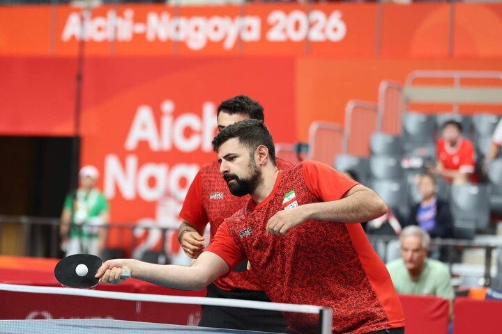 صعود برادران عالمیان به یکهشتم نهایی تنیس روی میز دوبل ناگویا