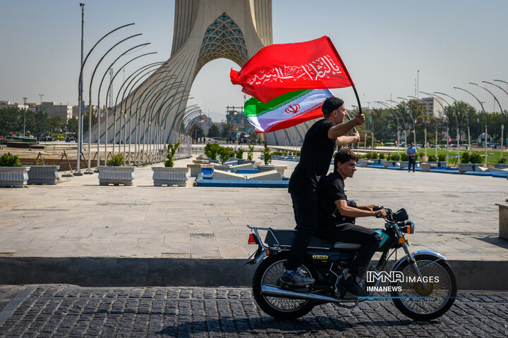 رزمایش 40 هزار موتورسوار جانفدای ایران