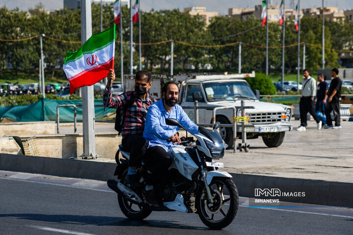 رزمایش 40 هزار موتورسوار جانفدای ایران