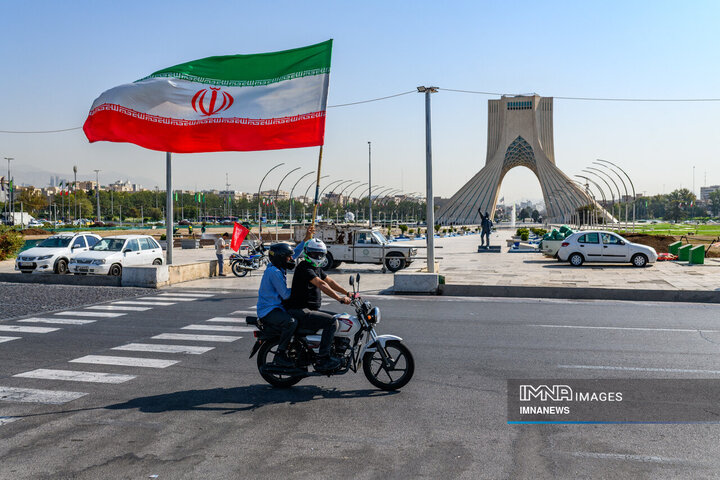 رزمایش 40 هزار موتورسوار جانفدای ایران