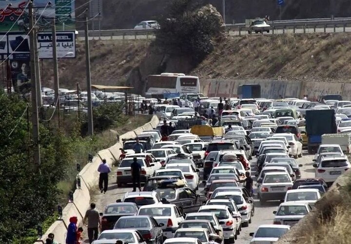 تردد در محورهای شمالی کشور نیمه‌سنگین است