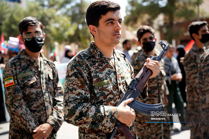 رزمایش جان‌فدای ایران در کرمان