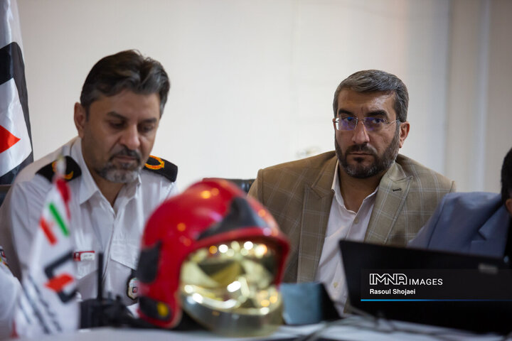 نشست خبری مدیرعامل سازمان آتش‌نشانی و خدمات ایمنی شهرداری