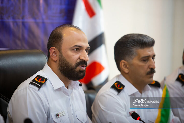 آتش‌پاد امید باقری مدیرعامل سازمان آتش‌نشانی و خدمات ایمنی شهرداری اصفهان