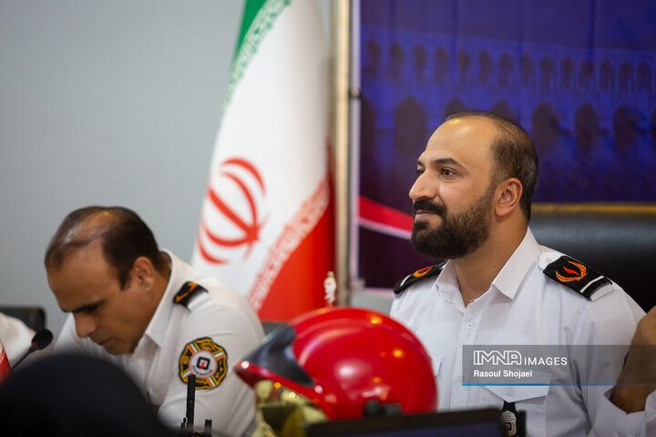 آتش‌پاد امید باقری مدیرعامل سازمان آتش‌نشانی و خدمات ایمنی شهرداری اصفهان