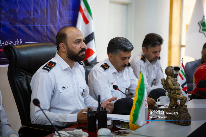نشست خبری مدیرعامل سازمان آتش‌نشانی و خدمات ایمنی شهرداری