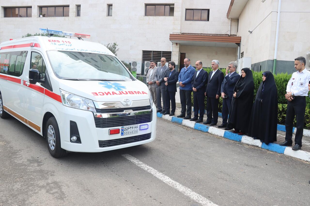 ۶ دستگاه آمبولانس جدید وارد ناوگان اورژانس گیلان شد