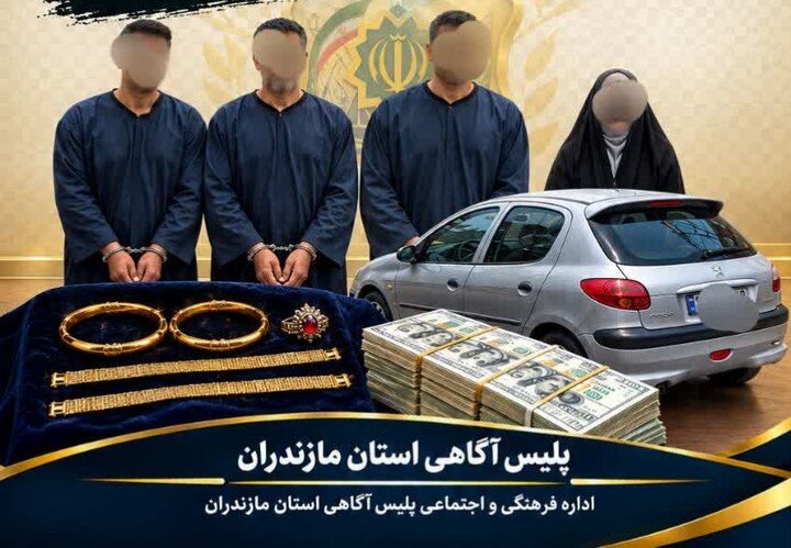 رفیق خانوادگی، سارق از آب درآمد/ دستگیری اعضای باند ۴ نفره سرقت در مازندران