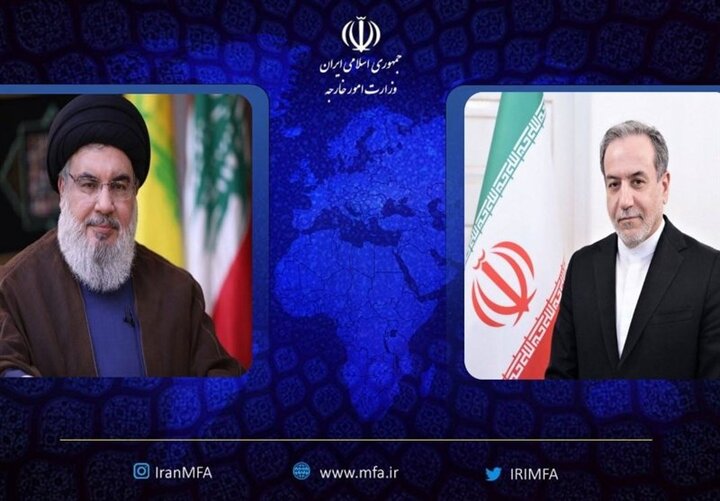 عراقچی: نام سیدنصرالله با شرافت و مقاومت مقابل اشغالگری گره خورده است