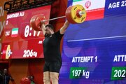 طلای علی داوودی در وزنه‌برداری ناگویا
