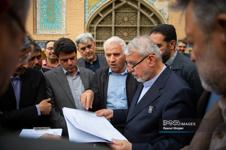 سفر وزیر میراث فرهنگی به اصفهان