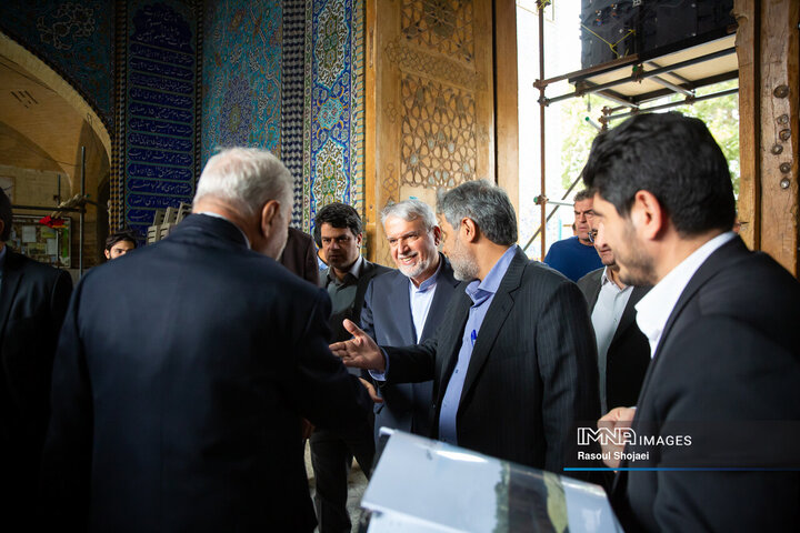 سفر وزیر میراث فرهنگی به اصفهان