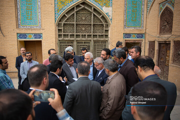 سفر وزیر میراث فرهنگی به اصفهان