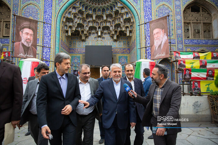 سفر وزیر میراث فرهنگی به اصفهان