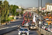 رژه بزرگ الحشدالشعبی در سالروز خروج نیروهای آمریکایی از عراق