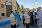 روایتگری در باغ رضوان؛ بازدید کارگروه امیربیان از معراج‌الشهدا و حسینیه وداع