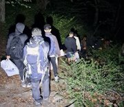 نجات یک تیم کوهنوردی ۹ نفره در جنگل‌های الیمستان آمل