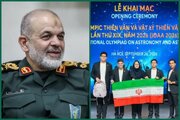 فرمانده کل سپاه درخشش غرورآفرین تیم ملی المپیاد نجوم و اخترفیزیک را تبریک گفت