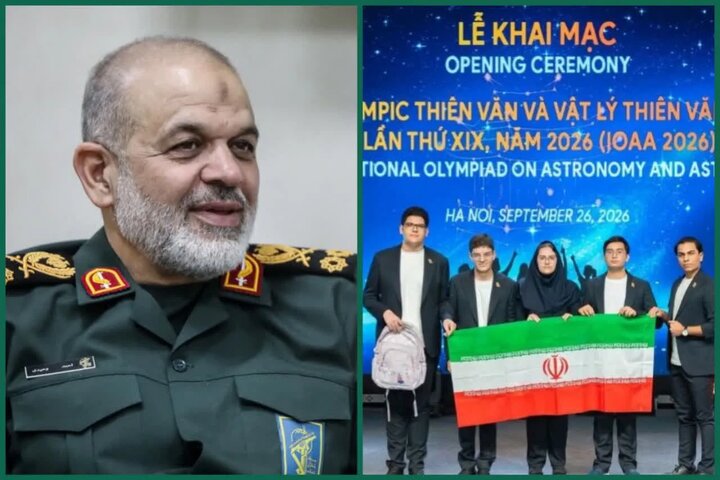 فرمانده کل سپاه درخشش غرورآفرین تیم ملی المپیاد نجوم و اخترفیزیک را تبریک گفت