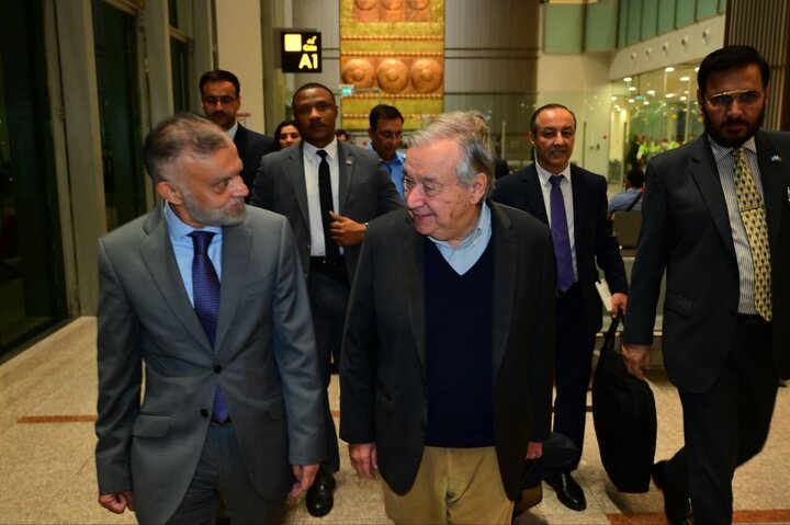گوترش وارد اسلام‌آباد شد