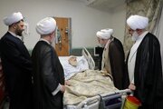 عیادت نمایندگان رهبر انقلاب از آیت‌الله نوری همدانی