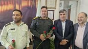 مدیر منطقه ۱۵ اصفهان از تلاش‌های نیروی انتظامی در هفته فراجا تجلیل کرد