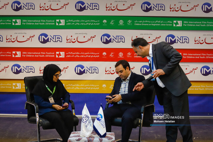 پاویون خبرگزاری ایمنا در سی‌و‌هشتمین جشنواره فیلم کودک