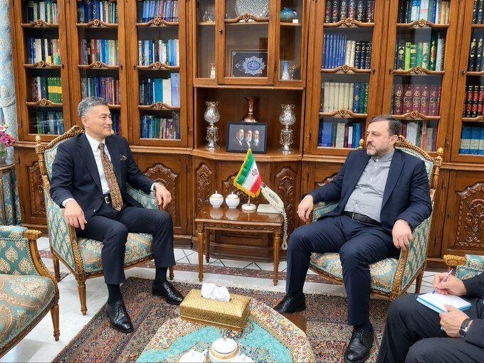 دیدار غریب‌آبادی با سفرای هند، ژاپن و اسپانیا/ تاکید بر حفظ و گسترش روابط دوجانبه