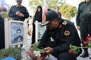 پایان هفته انتظامی اصفهان با تجدید میثاق پلیس با شهدا