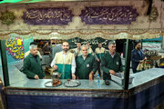 چهارمین حضور کانون خادمیاران شهدای خدمت شهرداری اصفهان در چایخانه «قرار کَرَم»