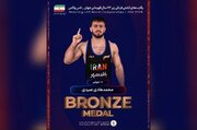 محمدهادی صیدی برنزی شد