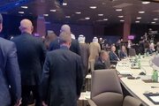 خروج ایران و ۱۲ هیئت از اجلاس سیکا هنگام سخنرانی رئیس رژیم صهیونیستی