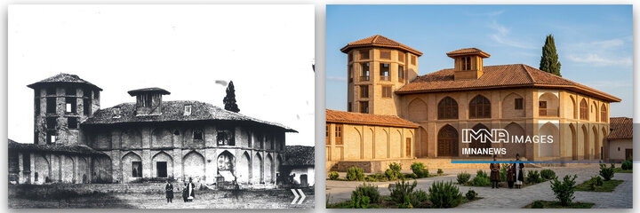 در آلبوم تصاویر کاخ گلستان «عمارت خسروشاهی ساری» عنوان شده است.
