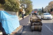 تداوم عملیات آسفالت‌ریزی و بهسازی معابر در منطقه ۶ اصفهان
