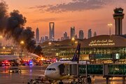 یمن نصف پروازهای عربستان را زمین‌گیر کرد