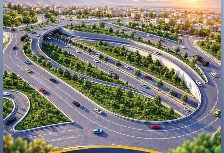 آخرین وضعیت چهار تقاطع غیرهمسطح شهر بروجرد با مشارکت قرارگاه خاتم‌الانبیا(ص)