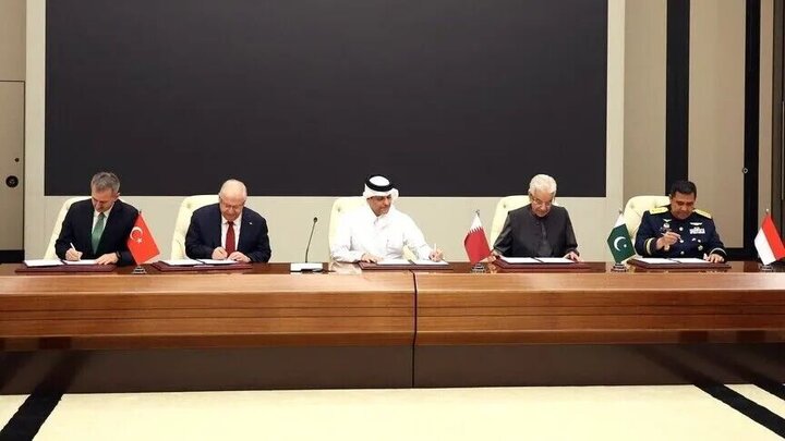 ترکیه، قطر، پاکستان و اندونزی توافق‌نامه همکاری دفاعی امضا کردند