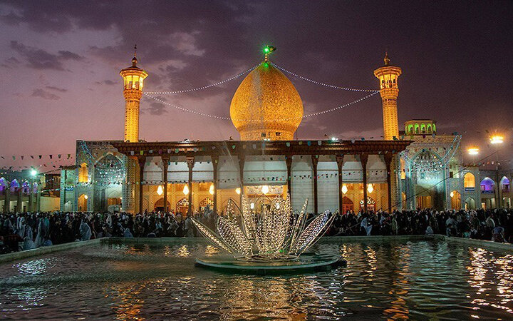آغاز مراسم عزاداری ایام فاطمیه در حرم مطهر شاهچراغ